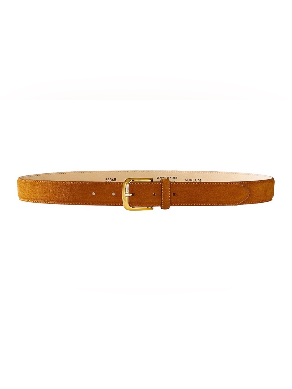 NEW/ NEVERWORN- Aureum Camel Suede Belt. XS